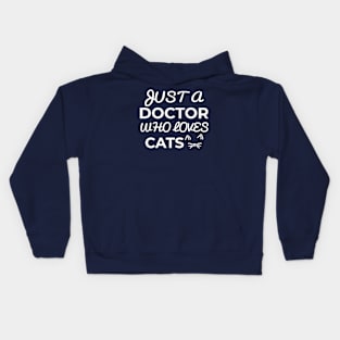 doctor cat owner Kids Hoodie